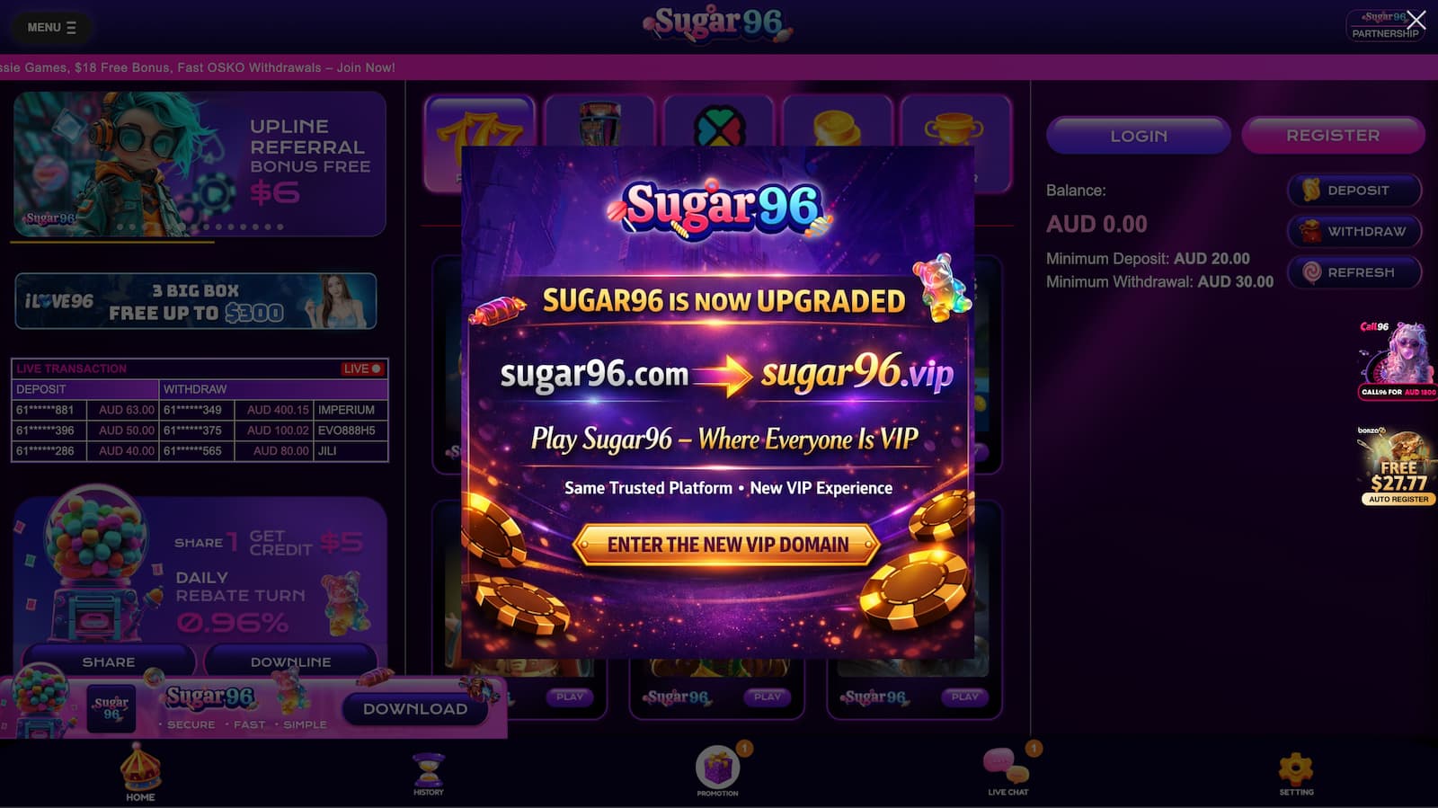 Sugar 96 Casino